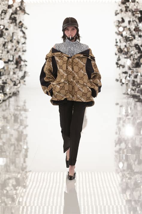 balenciaga and gucci coat|Gucci Balenciaga collection.